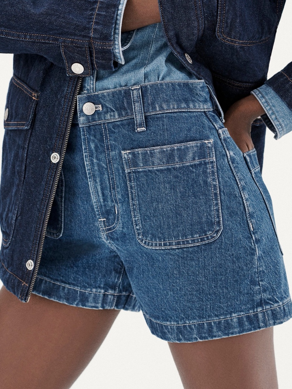Madewell High Rise Sailor Shorts
